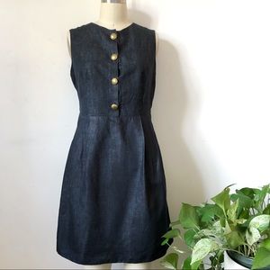 BROOKS BROTHERS Size 4 Denim Dress